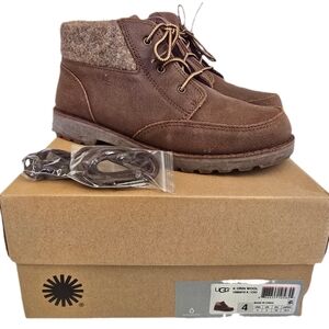 UGG Brown Wool Ankle Boots